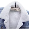 Gilet da donna Gilet di jeans in pile spesso invernale da donna Colletto rovesciato Gilet in lana d'agnello Tasca corta Giacca senza maniche calda Top da donna G162