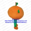 Mascote trajes laranja arancia mandarin tangerine mandarino mascote traje adulto cartoon personagem carnaval festa marca nome promoção zx25