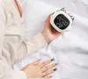 Les dernières horloges de bureau, réveil intelligent chat éblouissant, audio sans fil de dessin animé mignon Bluetooth, chevet de chambre à coucher pour enfants lumineux