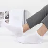 Erkek Çorap 5 Çift Parti Görünmez Erkekler Kısa Pamuk Siyah Artı Büyük Boyutu Ayak Bileği Seti Yok Kaymaz Silikon Göster