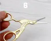 Stork Shape Sewing Scissors Sundries Stainless Steel Tailor Scissorses Sharp Sewings Shears For Embroidery Craft Art Work SN3450