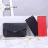 Torebka Pochette Felice Kobiety Vintage Torba Na Ramię Hobo 3 Sztuka Zestaw Sprzęgła Portfel Luksusowy Projektant Crossbody Torby Zdejmowane Cool Monety Torebka Tote