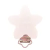 Silikon Baby Star Schnuller Clip 10 stück BPA FREI Beißring Schnuller Verschluss DIY Zahnen Halskette Kette Halter Unterstützung Zubehör 210226