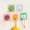 2021 Fruit Seamless Adhesive Hook Waterproof Transparent Strong Stick Hook Kitchen Wall Hanger