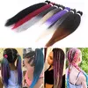 Extensions de cheveux tressés pré-étirés Ombre Easy Jumbo Braids Hair 20quot 26quot Tresses synthétiques au crochet Noir Brun Rose7216231