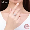 Sparkling Emerald Cut CZ Finger Rings for Women 925 Sterling Silver Jewelry Wedding Statement Engagement Female Bijoux 210707