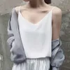 Blusas Fashion Chic Summer Women Blouse Chiffon V-Neck Loose Sleeveless Shirt for Women Sexy Simple Solid Female Top 14264 210527