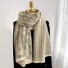 Mooie bloem patroon winter sjaal Pashmina merk warme mode vrouwen kasjmier wol lange sjaal wrap