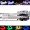 5V 12V 24V LED-Lichtstreifen-TV-Hintergrundbeleuchtung wasserdicht SMD 5050 5m warmweiß RGB-LED-Streifenlicht für Raumschlafzimmer