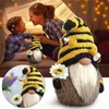 Bumble Bee Yaz Gnome Gonks Peluş Bebek Noel Dekorasyonu Bumblebee Ayçiçeği Gnomes İsveç Ev Çiftlik Evi Mutfak Dekor