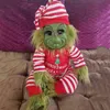 Grinch Doll Cute Christmas Stuffed Plush Toy Xmas Gifts for Kids Home Decoration in Stock 2111091837724