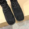 Bottes élégantes côté fermeture éclair femme chaussures noir croix sangle gros talon carré sexy femme enfant daim