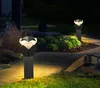 Nuevo estilo impermeable LED jardín césped lámpara moderna aluminio Pilar luz exterior patio villa paisaje césped bolardos luz envío gratis