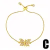 Очарование браслетов Flola Gold Link Chain Mama Heart for Woman