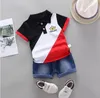 BibiCola Summer Baby Boy Clothes Sets Newborn Baby Cotton T-shirt Tops +Shorts 2PCS Outfit Tracksuit Toddler Kids Clothing Set 210309