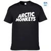 Мужские футболки арктические обезьяны Хлопок TEE рубашка мужская группа мужская футболка летом Harajuku хип-хоп Базовая футболка напечатана футболка