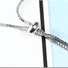 Braccialetti con ciondoli Braccialetti dell'amicizia con strass per le donne Amanti del cinturino Bracciale con maglie a catena regolabili Bracciale con ciondoli femminili