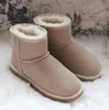 Top Classic Women 058541 mini snow boot Genuine Leather Boots Fashion Women's keep warm Snow Boots 18 style color transh322p