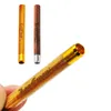 HONEYPUFF Wood One Hitter Bat 80mm Metallo Sigaretta Pipa Porta tabacco Staccabile Dry Herb Grinder Smoke Accessori