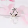 Perle di fiore di ciliegio ciondoli interi s925 argento sterling si adattano ai braccialetti in stile pandora 246p