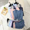 Summer Suit Shorts and Top Pajamas for Women Plus Size Homewear Loose Soft Modal Lady Set Home Clothes Female Sleepwear 210809