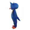 Halloween azul coruja mascote traje de alta qualidade animais anime anime caráter carnaval unisex adultos outfit vestido de festa de aniversário de Natal