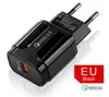 Universal USB charger Phone QC 3.0 18W Quick wall charger 3A EU US Plug Travel adapter for iPhone Samsung XiaoMi Cell Phone