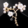 Broches, Broches TERRECE Coquillages Exquis Prune Branches Bijoux Perles Broche Broches Pour Femmes Accessoires De Mariage 2532