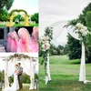 Décoration de fête 10M 48CM Tulle rouleau cristal tissu Organza Arches rituel mariage Mariage fil anniversaire événement fournitures