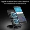 Portable 5W/10W Fast Wireless Charger Mobile Phone Holder USB Qi Vertical Charging Pad Induction Dual Coila23297D