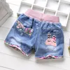 Sommer Baby Mädchen Jeans 3-15 Jahre Kinder Denim Shorts Koreanische Mode Teenager Hot Shorts Kleinkind Mädchen Spitze Cowboy Hosen Bebes 210317