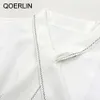 Chemisier blanc élégant femmes Style coréen chemise en mousseline de soie simple boutonnage à manches longues nœud papillon haut grande taille OL dames 210601