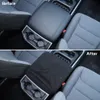 Black Car Console Armrest Box Cover Protective Case for Dodge RAM 18-20 Auto Interior Accessories