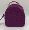 Famous designer brand new girl women school bag velour springs backpack shoulder bag handbag high quality306W