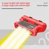 Wave Sensor Headlamp USB Rechargeable LED Digital Display Head Lamp Powerful Outdoor Fishing Headlight Clip On Torch Headlamps