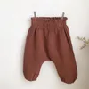 Broek Lente Herfst Geboren Baby Broek Voor Jongens Meisjes Kleding Pp Zacht Katoen Linnen Peuter Kostuum