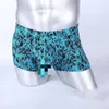 Underpants Men's Elephant Trunk Fashionable Printed Flat Bottoms, All Season Sexy Cotton Waist, Comfortable And Breathable Boy's Underwear