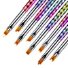 Tırnak Sanatı Denizkızı Fırçası Gradyan Fransız Ay Gölgelendirme Kalemi Boyama Çizim İpuçları Akrilik Jel UV Lehçe Tasarım Manikür Araçları 4253092