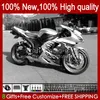 KawasakiのためのボディワークNINJA ZX-600 ZX 6R 600 CC 600CC 6 R 07-08ボディ10NO.114 ZX-6R ZX636 2007 2008 ZX 636 ZX600 ZX-636 ZX6R 07 08オートバイフェアリングキットブラックフレーム