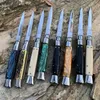 Coltello tascabile automatico da 9 pollici Coltelli in acciaio inossidabile 440 Sopravvivenza all'aperto Escursionismo Campeggio Strumento di caccia EDC