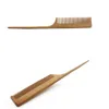 Peignes en bois portables de 22cm de long, brosses à cheveux, peigne à queue en bois6506680