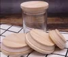 Wooden Mason Jar Lids 8 Sizes Environmental Reusable Wood Bottle Caps With Silicone Ring Glass Bottle Sealing Cover Dust Cover4965838