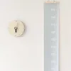 Height Growth Chart Ruler for Kids, Wall Wood Frame Canvas Room Decor 79x7.9in 210929