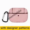 Designer AirPods 3 Fodral Trådlös Bluetooth Headphones Protective Sleeve Fashion Creative AirPod Pro Case Headset AP2 AP3 Cover