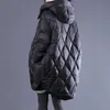 Manteau coréen, veste d'hiver pour femmes, manteau long Park, haut à manches longues, plus abrigos Mujer coton doudoune taille livraison gratuite 210203