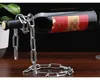 newRed Wine Bottle Holder Bar Products Creative Suspension Rope Chain Support Frame Home Furnishing ornaments EWD6024