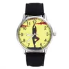 Montres-bracelets Casual Sport Dames Montres Mode Tendance Yoga Balance Exercice Fitness Modèle Toile Bande Quartz Montre-Bracelet Pour Hommes Femmes