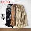 Ruihuo 컨투어 니트 스웨터 남성 의류 패션 하라주쿠 스웨터 풀오버 망 스웨터 남성용 스웨터 M-5XL 211008