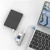 USB к типу адаптеру типа C HUB 4 Ports Multi Splitter Adapters OTG для Lenovo MacBook PC Компьютерные аксессуары для ноутбуков