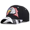 Casquette de camionneur pour hommes Animal Farm Snap Back Patriotic American Eagle et drapeau américain Casquette de baseball USA Broderie 3D 11